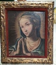 Antico Dipinto Madonna Orante