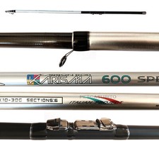 Canna Bolognese Karisma 6Mt in Carbonio Pesca Scogliera Mare Passata Fiume TP