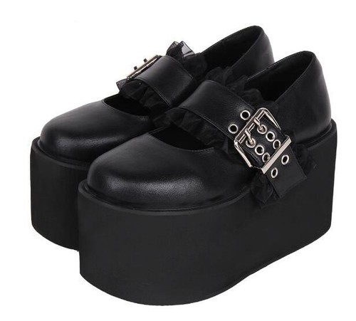 Scarpe donna moda punk gotico
