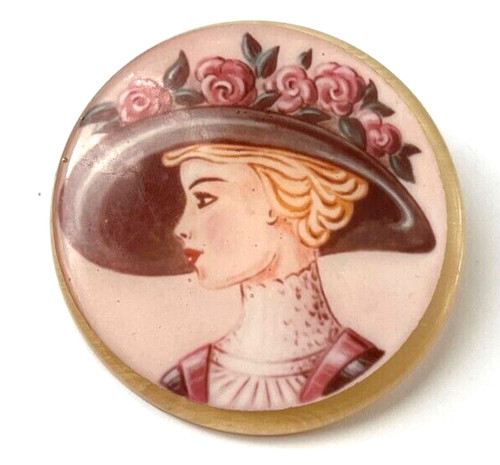 Grande broche vintage femme - broche,