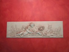 BASSORILIEVO IN GESSO LACCATO PL 005  34x118 cm. ARREDO INTERNI
