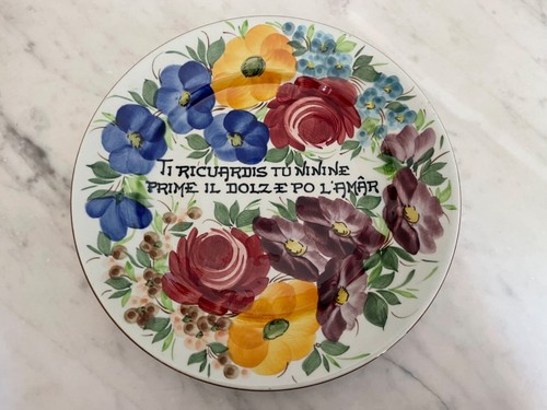 Piatto anni ceramica - 30,