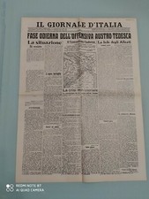 IL GIORNALE D'ITALIA 28 OTTOBRE 1917 DISFATTA DI CAPORETTO CADORNA COPIA