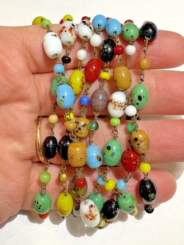 Collana vintage murano filo - collana,