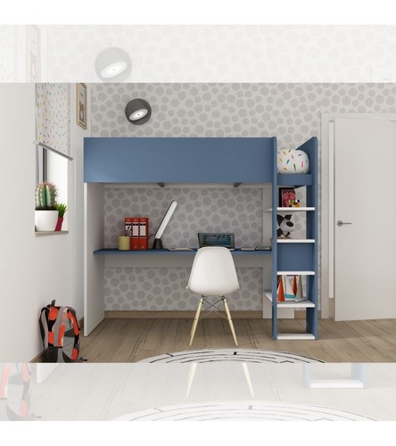 Cameretta 2276 con letto - , a