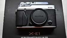 Fujifilm X-E1 16,3 megapixel fotocamera mirrorless nera - (solo corpo) - in argento