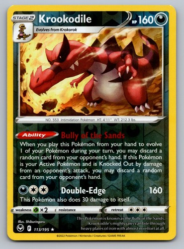 Pokemon krookodile reverse - pokemon,