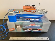 Barca polizia Schuco "Möwe 7" vintage - funzionante, in scatola, completa - rara tedesca Po