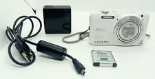 [Quasi come nuovo] Nikon Coolpix S6600 fotocamera digitale bianca 16 MP 12x zoom ottico Giappone
