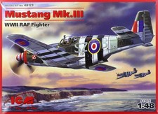 ICM Mustang MK.III, 48123-Modellino radiocomandato della Mondiale, Colore Assort