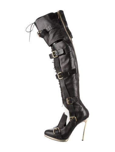 Stivali casadei neri - casadei, pelle