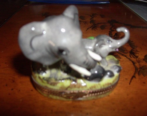 Limoges elephant one a - elephant-one, of