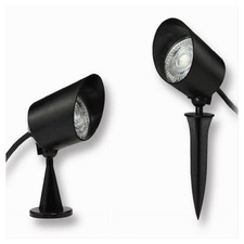 FARETTO LED 7W CON SNODO PICCHETTO STAFFA LAMPADA PER ESTERNO SEGNAPASSI IP65 11