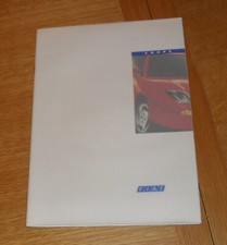Fiat Coupe Car Sales Brochure