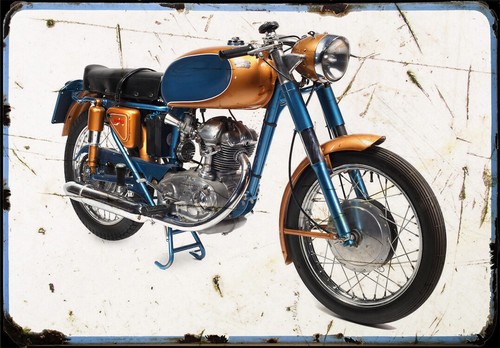 Insegna metallo ducati 125 - ducati,
