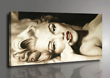RITTER RECLINED MARILYN QUADRO STAMPA SU TELA CANVAS VERNICE A PENNELLO