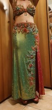 VESTITO DANZA DEL VENTRE BELLY DANCE DRESS danza orientale costume egiptian ORI