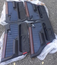 Pannelli Porte Lancia Thema 88-94 Plastica Radica Nero Tessuto 