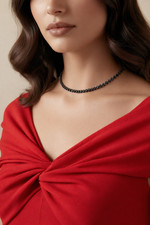 Collana Tennis Nera con