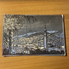 CARTOLINA BIANCO E NERO VINTAGE COLLEZIONE VALDOBBIADENE PANORAMA MONTE GRAPPA