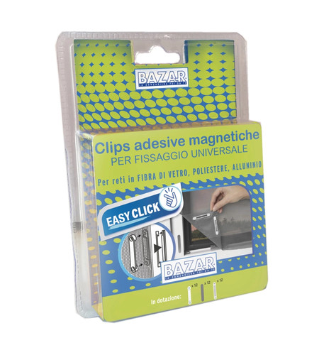 Clips adesive magnetiche - clips,