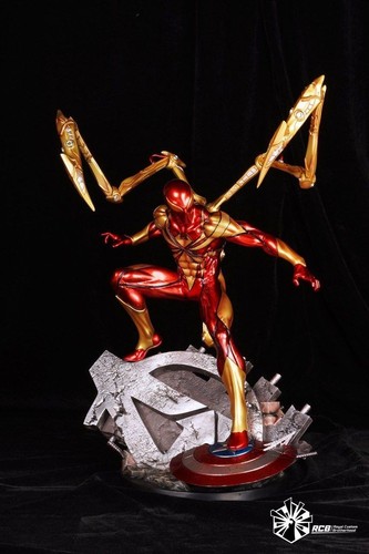Custom iron spider statue - iron,