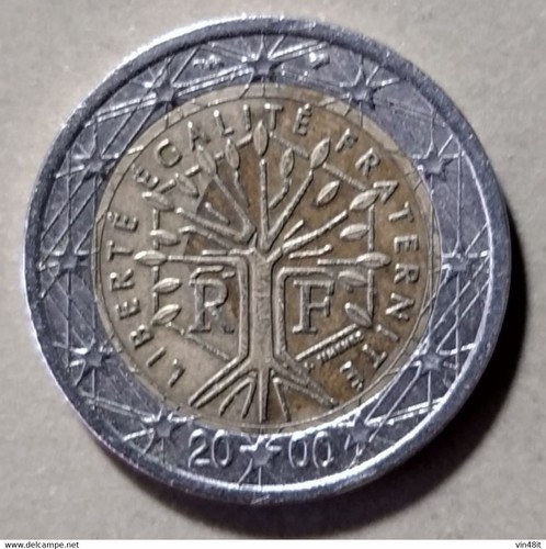 2000 francia moneta in - ,