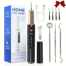 Kit Pulizia denti，Ablatore Ultrasuoni Rimuovi Tartaro placca e Macchie Orale