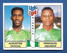 FIGURINA CALCIATORI PANINI USA 94 - RECUPERO - N.241 OKOCHA/AMUNEKE - NIGERIA