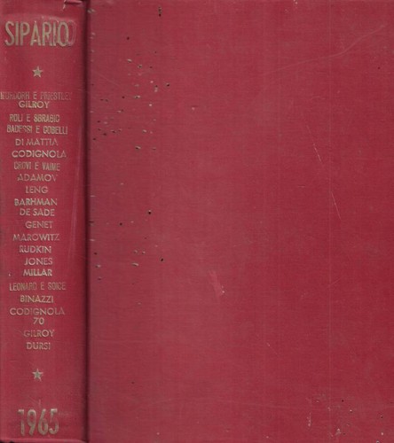 Sipario anno 1965 - anno, 1965.