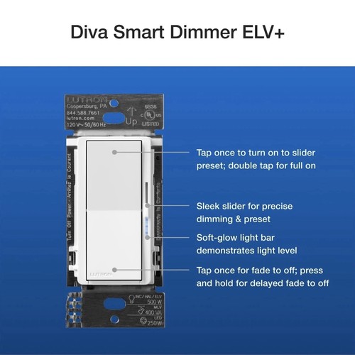 Lutron diva smart dimmer - smart,