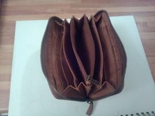 Portafoglio donna pelle grande capacità lungo pochette porta carte borsetta Hasp borsetta