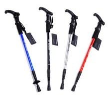 Bastone Da Passeggio Telescopico Altezza Regolabile Impugnatura Anziani