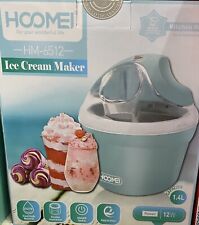 MACCHINA PER GELATO GELATIERA FRULLATI FRUTTA DOLCI 12w 1,4L HOOMEI HM-6512