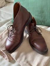 Velasca, polacchino uomo taglia 43.5 scarpa vero cuoio marrone