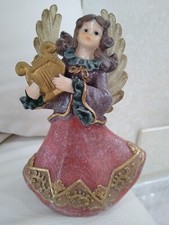 Angelo musicale carillon decorazione Natalizia vintage regalo Natale angel music