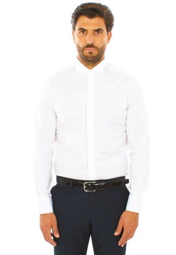 Camicia uomo elegante - elegante, bianca