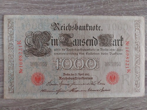 Banconota germania 1000 marchi - banconota,