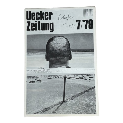 Giornale gunther uecker - giornale,