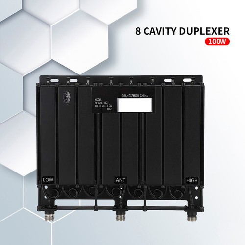 100w uhf cavità duplexer n - uhf, 8