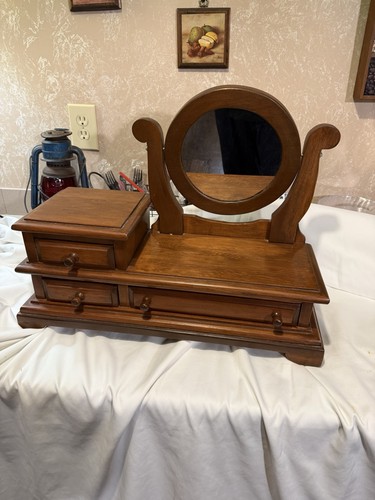 Specchio vintage legno - vintage,