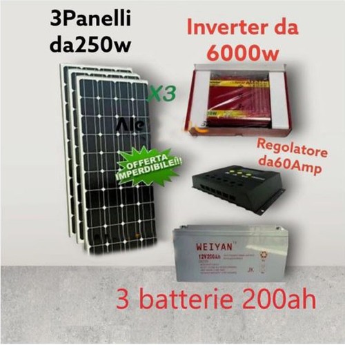 Kit fotovoltaico inverter