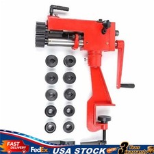 Kit piegatrice bordo manuale rullo perline lamiera 7'' piegatrice acciaio con 6 matrici