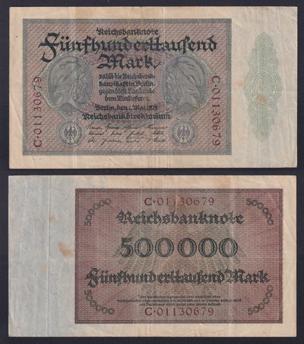 Banconota germania 500000 mark - germania,