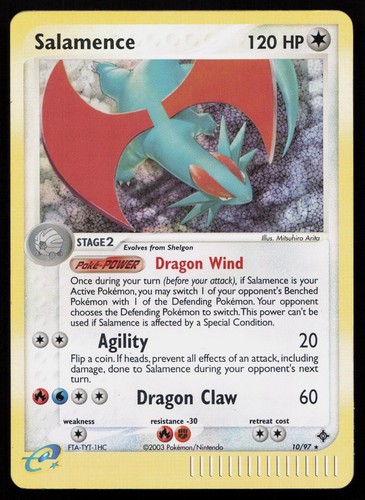 Salamence reverse holo - salamence,