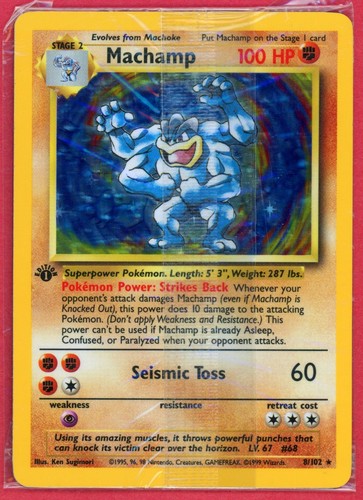 Pokemon tcg machamp 102 set - machamp, 8/102