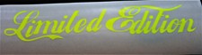Adesivo Neon Edizione Limitata Auto Sticker JDM OEM DUB Tuning NEON Giallo