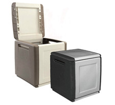 Baule scatola cofanetto portalegna giocattoli portatutto polipropilene piccolo