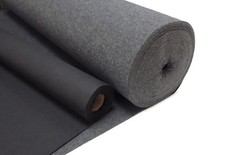 Feltro al metro spessore 2 mm autoadesivo - feltro audio auto nero antracite