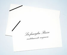 25 BIGLIETTI LUTTO RINGRAZIAMENTO CON BUSTA E STAMPA PERSONALIZZATA!